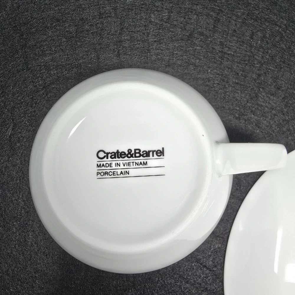 Crate & Barrel durable porcelain